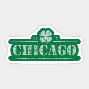 Chicago St Patricks Day Irish Sticker